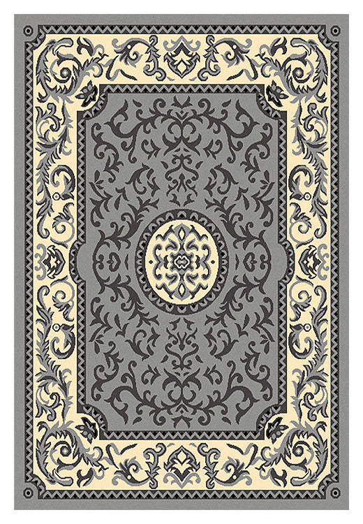 Affordable 1920 Grey Classic Rug