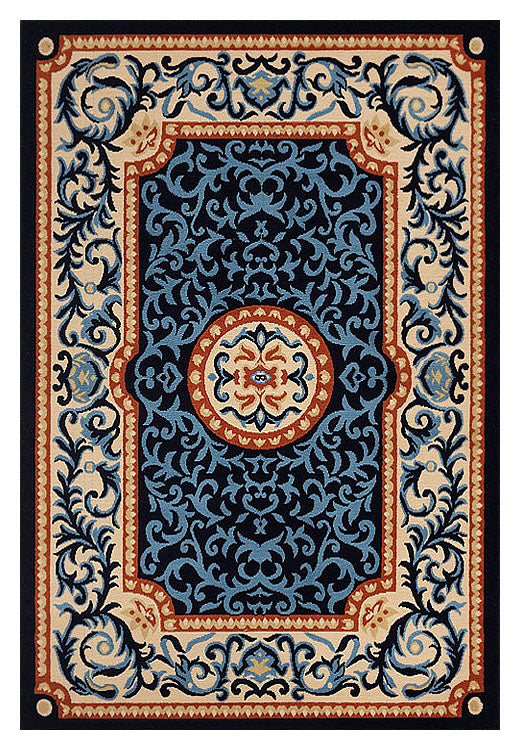 Affordable 1920 Navy Classic Rug