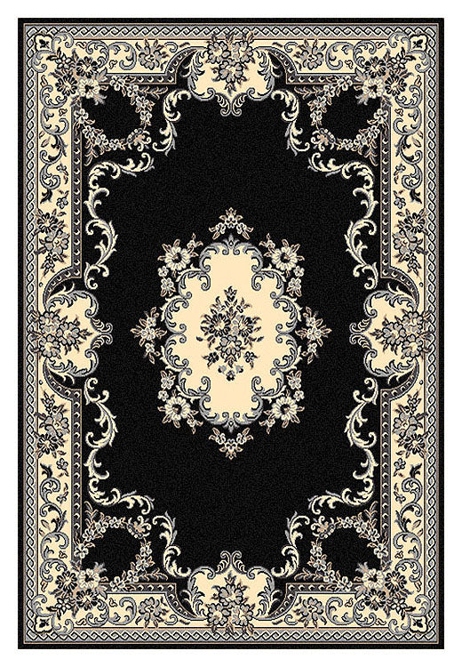 Affordable 6151 Black Rug