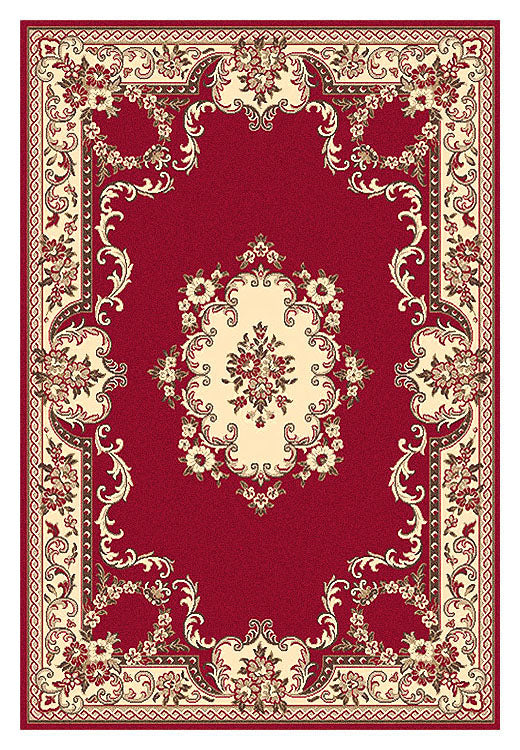 Affordable 6151 Red Budget Rug – Rugs N More
