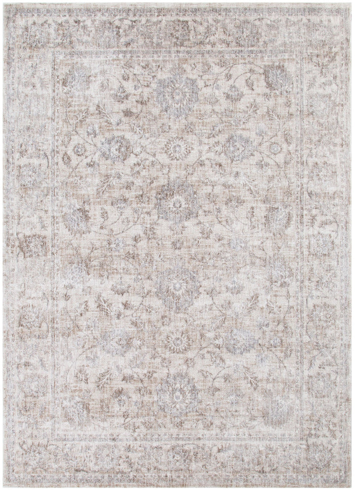 Solenne Beige & Blue Transitional Rug