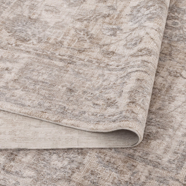 Solenne Beige & Blue Transitional Rug