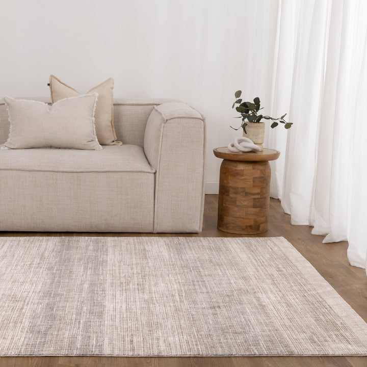 Solenne Beige Lines Rug