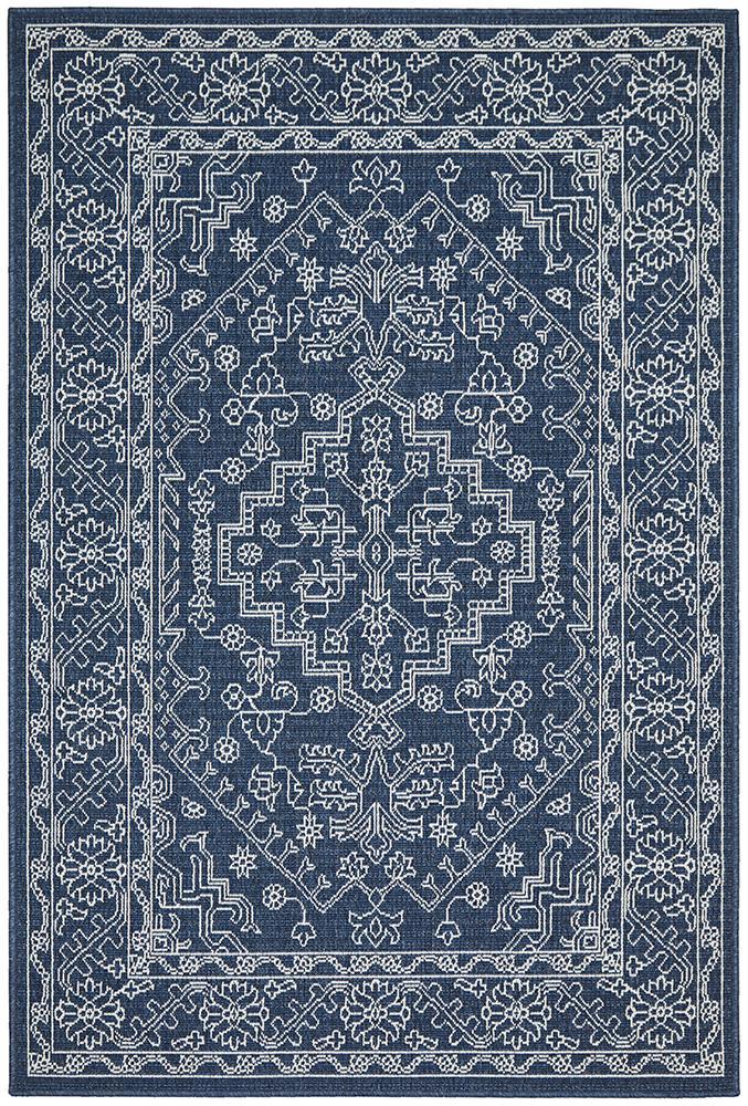 Seaside 5555 Navy Rug