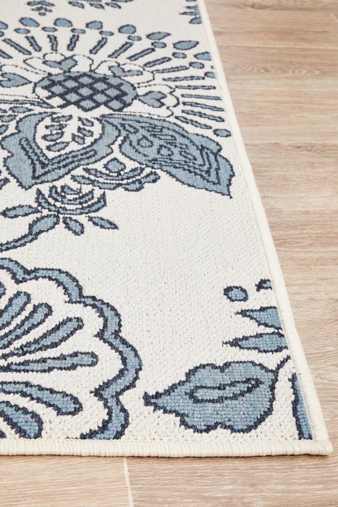 Seaside 7777 White Rug