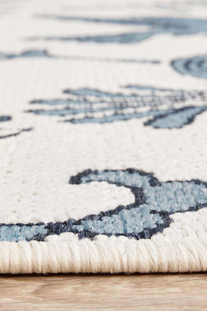 Seaside 7777 White Rug