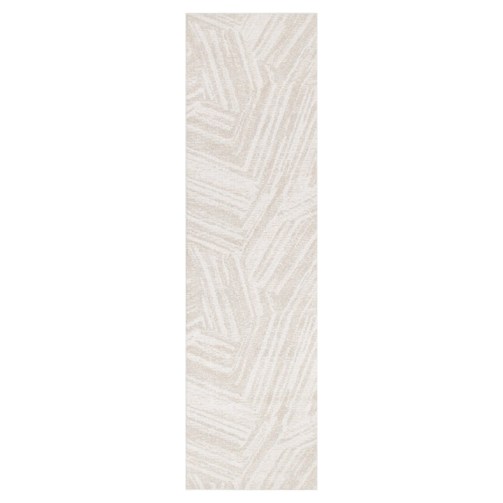 Toscana Geo Lines Beige Cream Rug