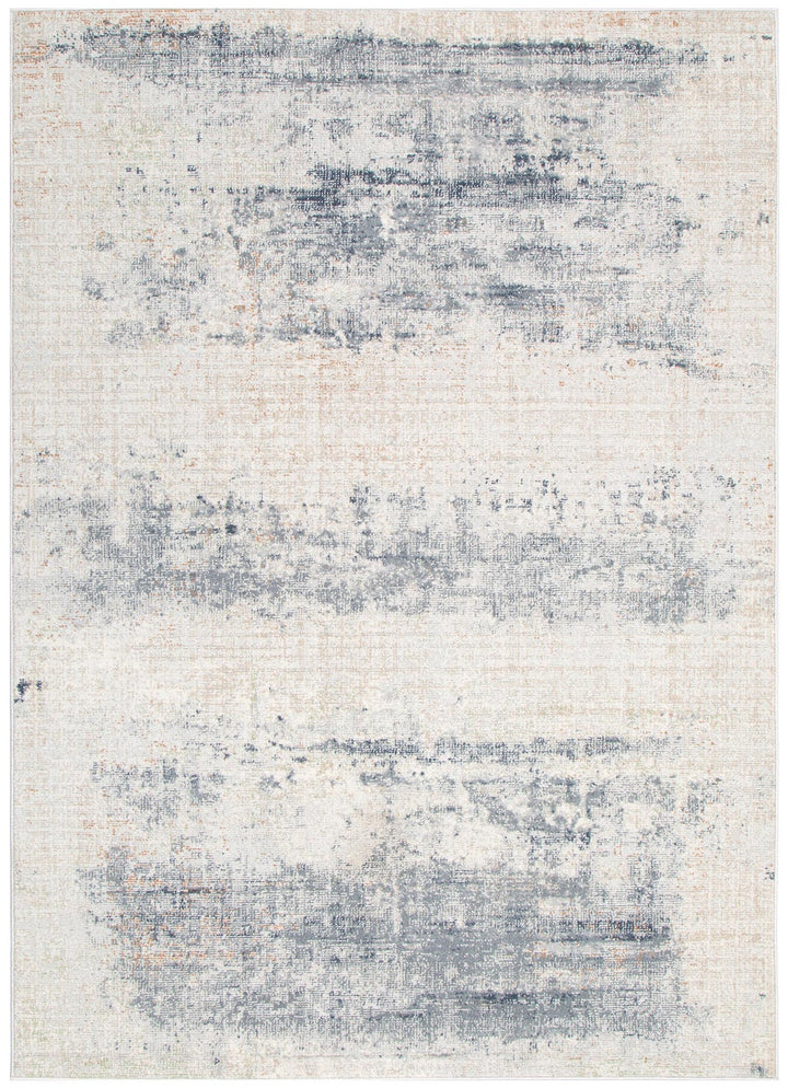 Toscana Distressed Splash Beige Blue Rug