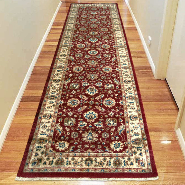 Prince 1259 Red Hallway Runner