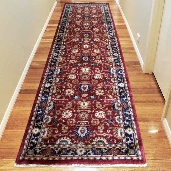 Prince 1260 Red Hallway Runner