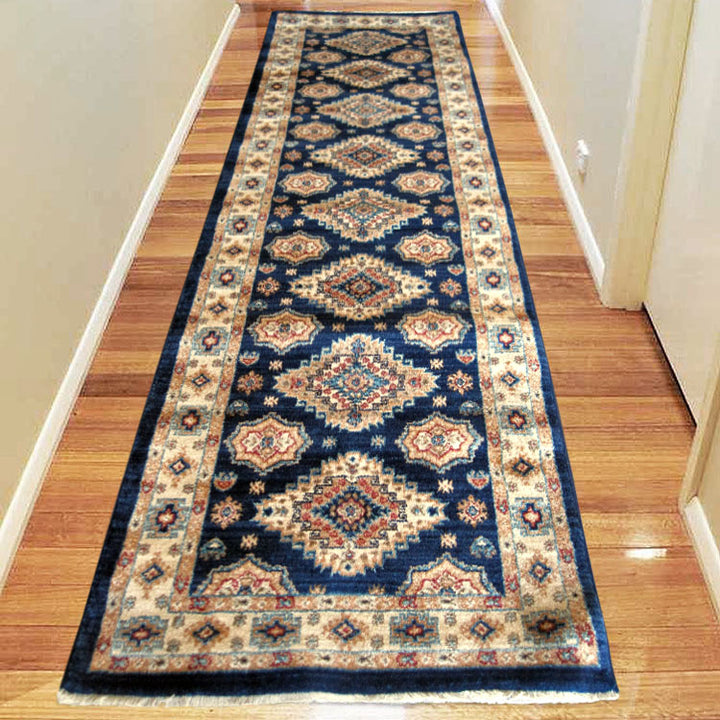 Prince 1267 Navy Hallway Runner