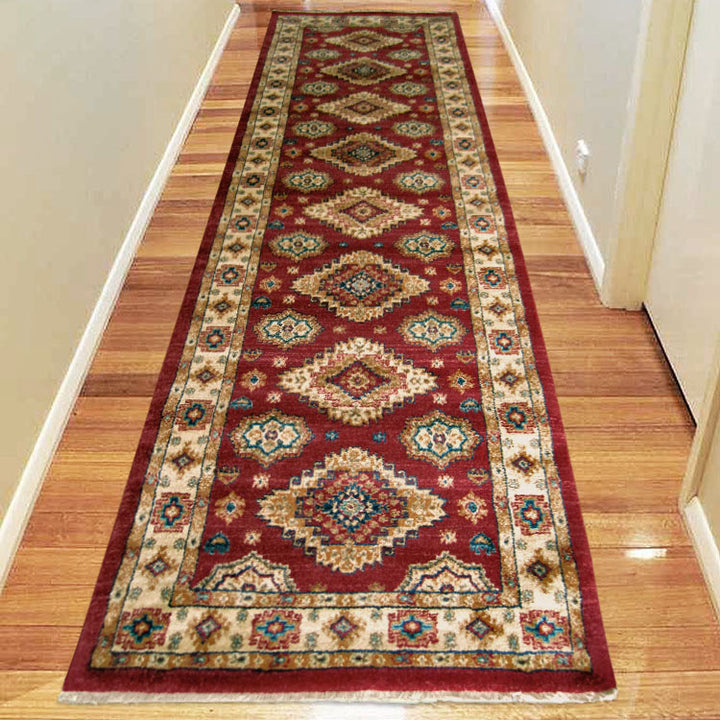 Prince 1267 Red Hallway Runner