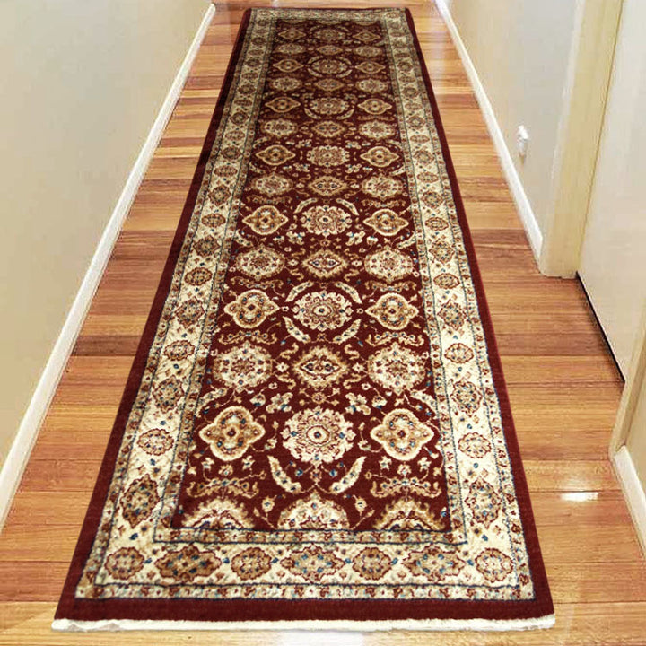 Prince 1269 Red Hallway Runner