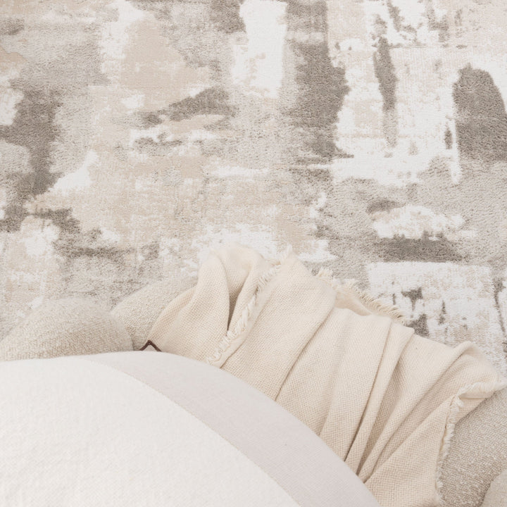 Wellington Abstract Wash Beige Rug