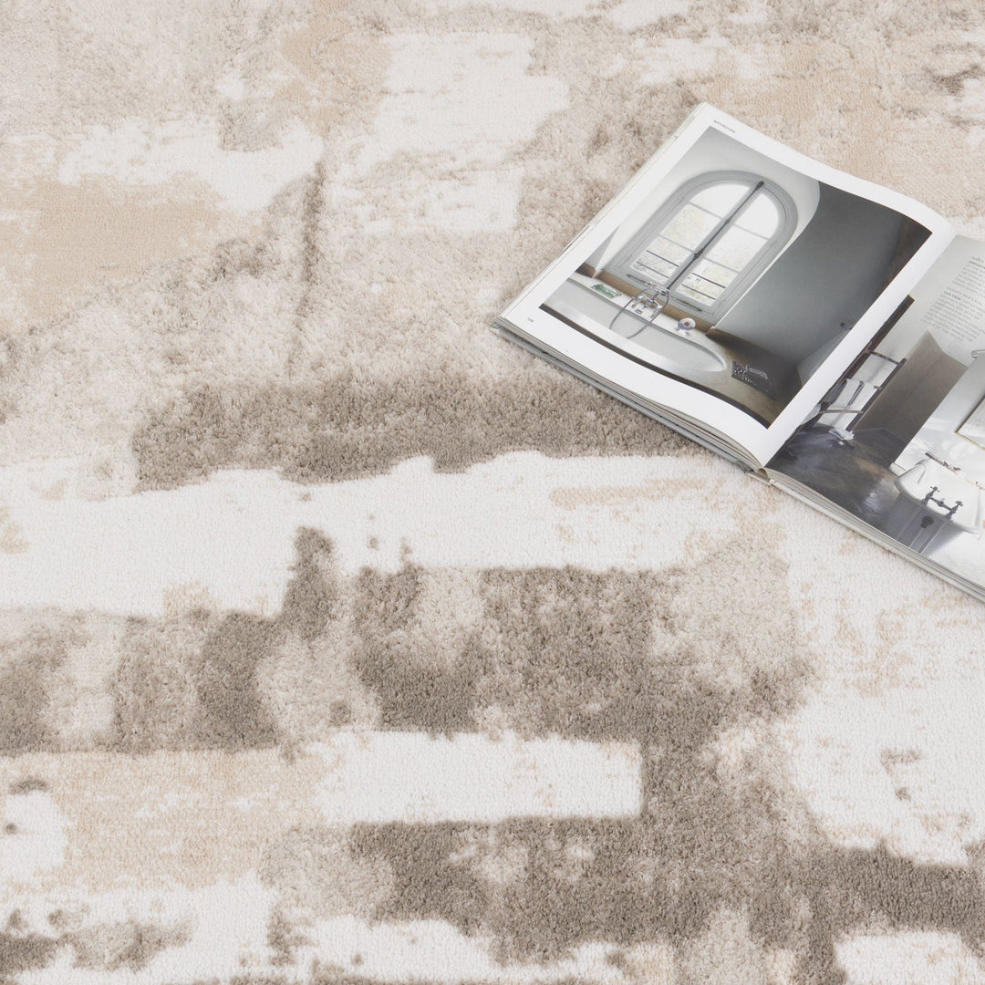 Wellington Abstract Wash Beige Rug