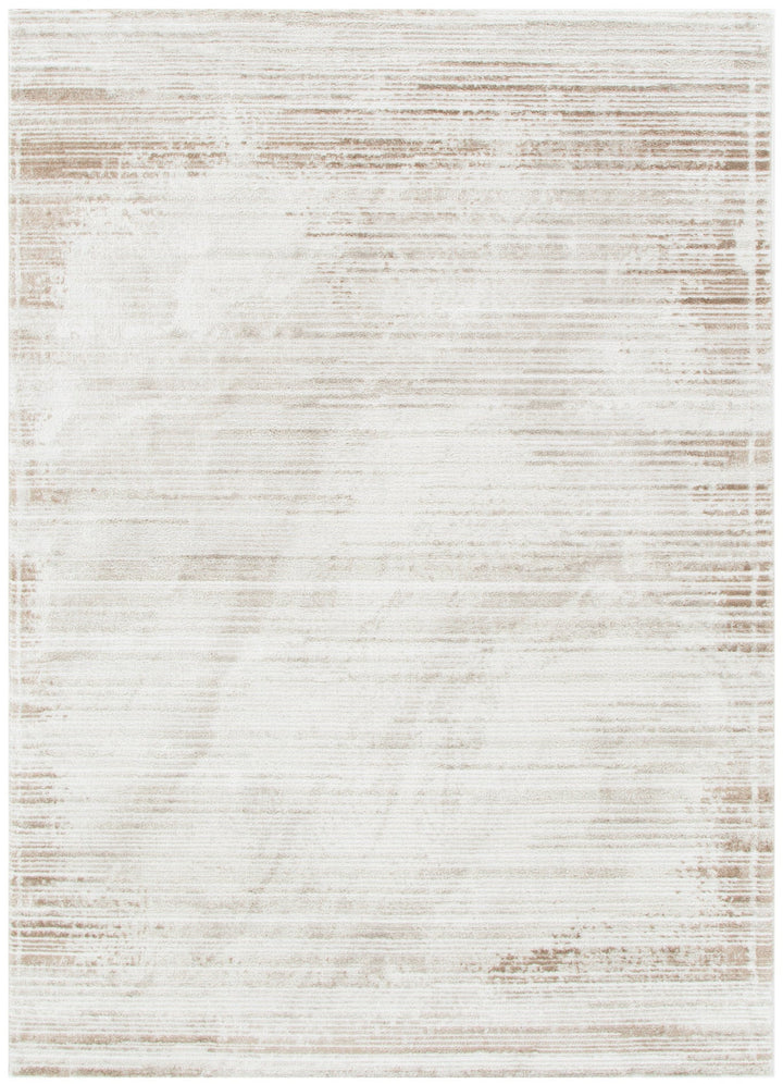 Wellington Distressed Lines Brown Rug