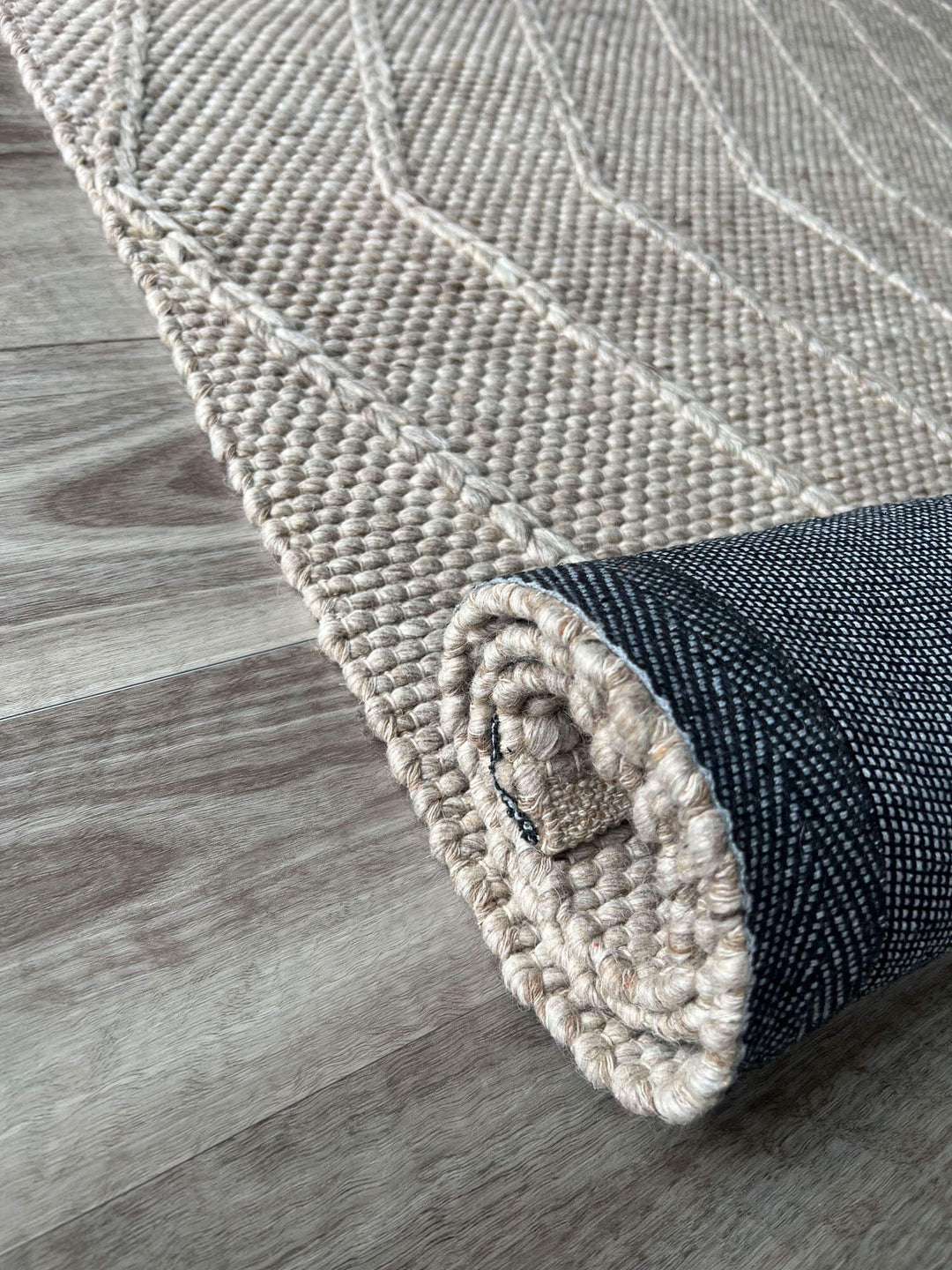 Beige Shell Rug Runner Zig Zag Beige Hallway Runner – Rugs N More