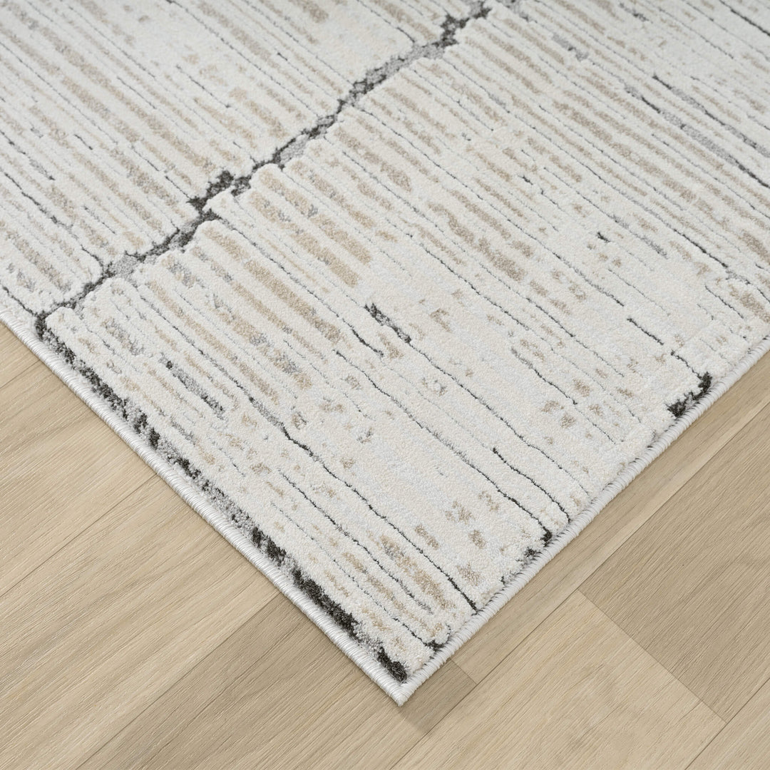 Elementa Stone Grid Runner Rug