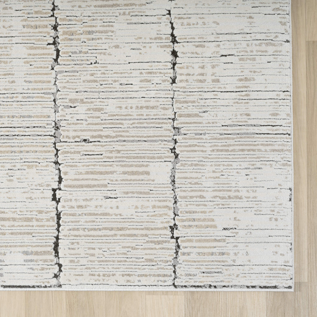 Elementa Stone Grid Runner Rug
