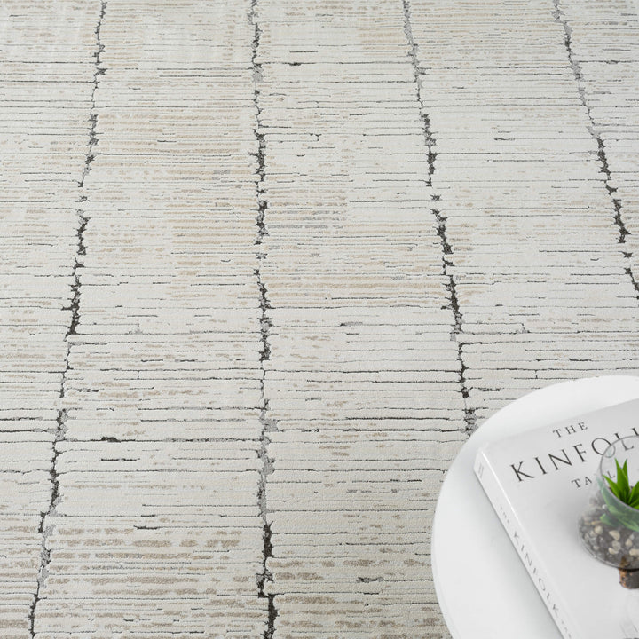 Elementa Stone Grid Rug