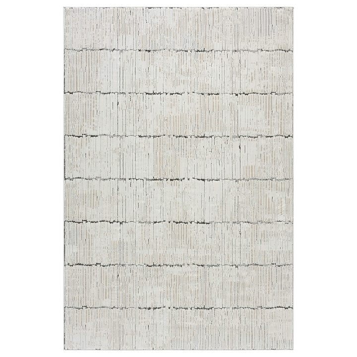 Elementa Stone Grid Rug