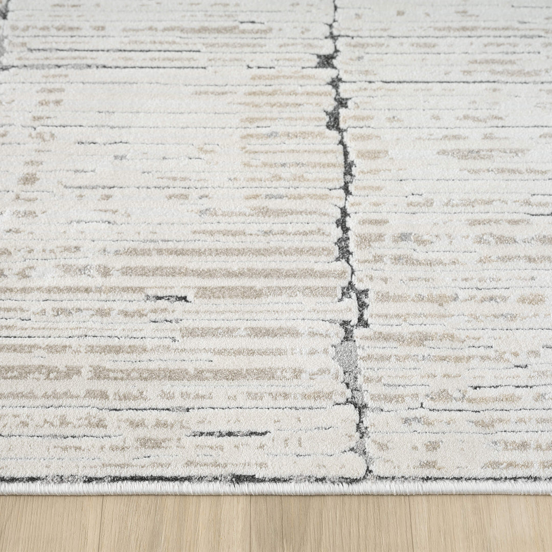 Elementa Stone Grid Rug