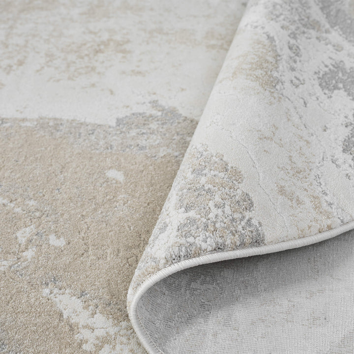 Elementa Marble Flow Slate Round Rug