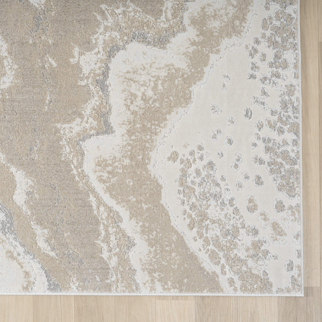 Elementa Marble Flow Slate Rug