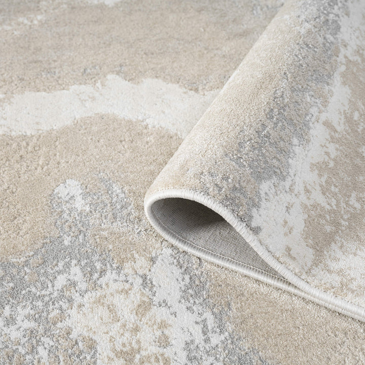 Elementa Marble Flow Slate Rug