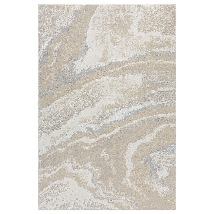 Elementa Marble Flow Slate Rug