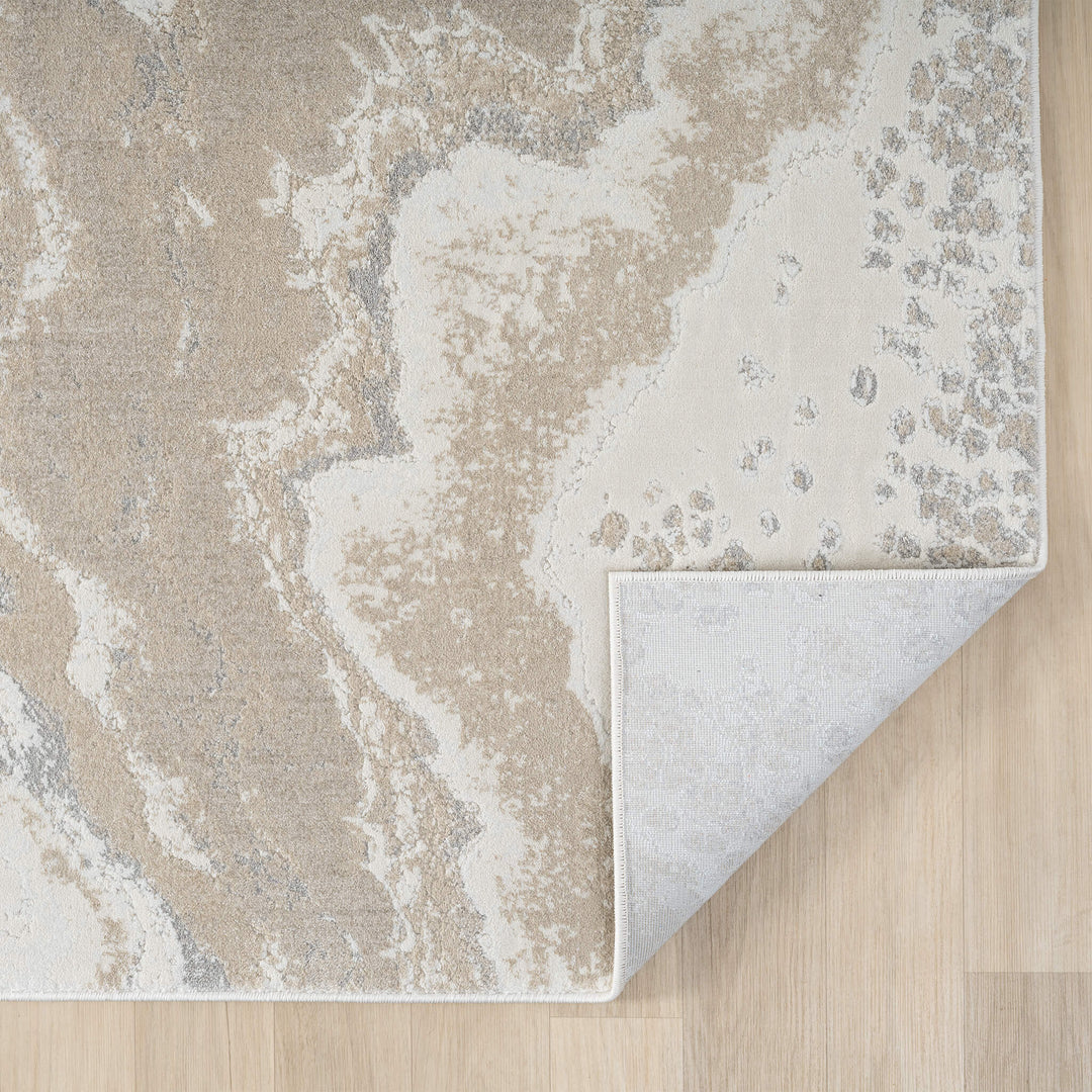 Elementa Marble Flow Slate Rug