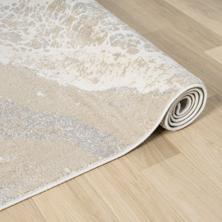 Elementa Marble Flow Slate Rug