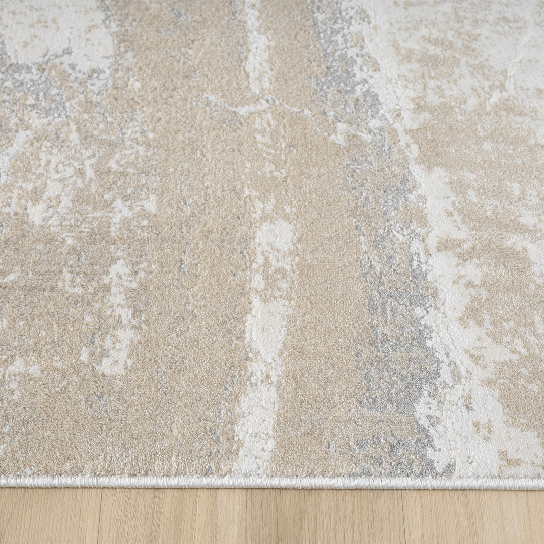 Elementa Marble Flow Slate Rug