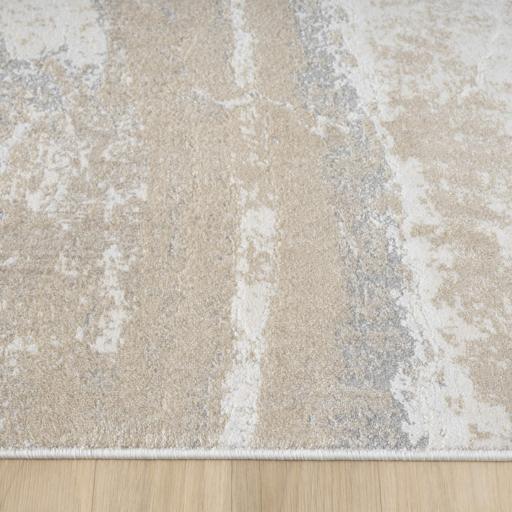 Elementa Marble Flow Slate Rug