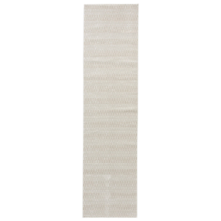 Elementa Woven Texture Vanilla Runner Rug