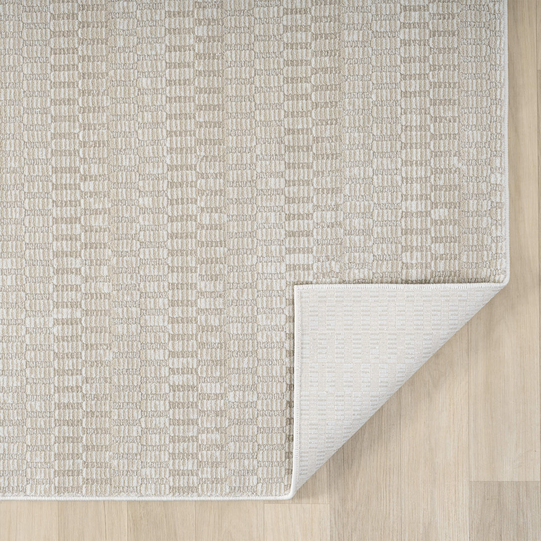 Elementa Woven Texture Vanilla Rug