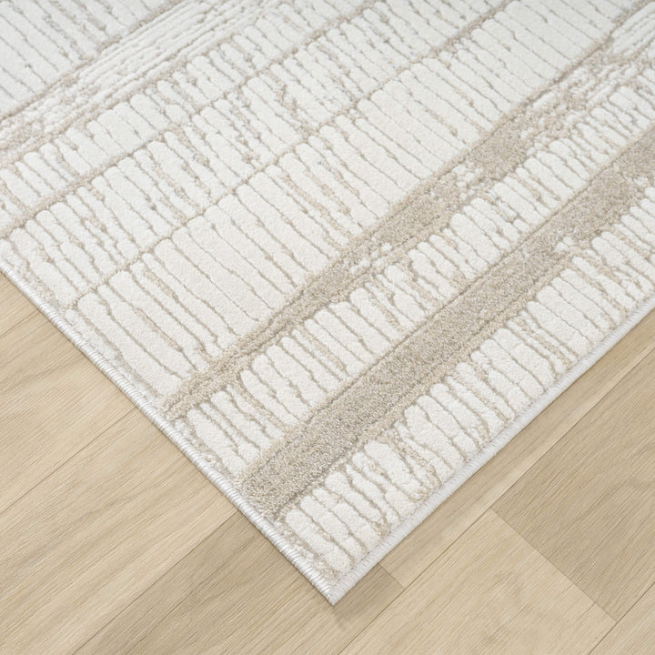 Elementa Crosshatch Linen Rug
