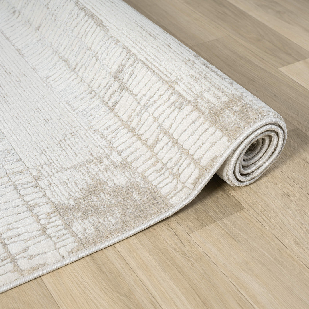 Elementa Crosshatch Linen Rug