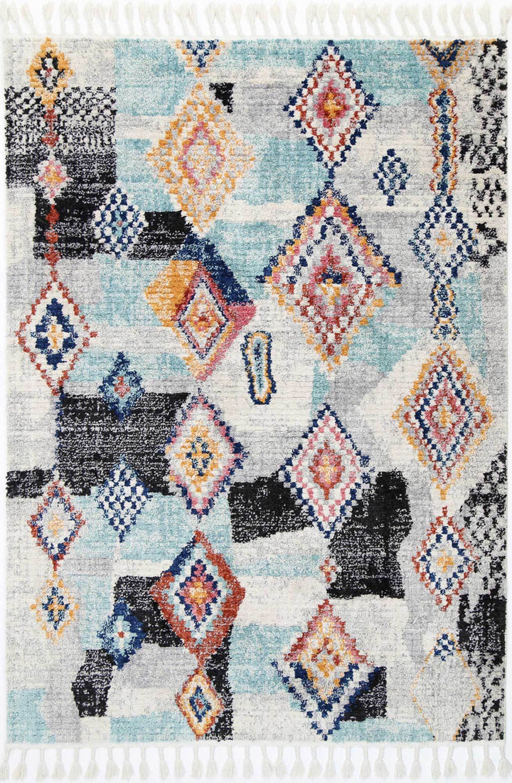 Moda Moroccan Ifran Blue Rug