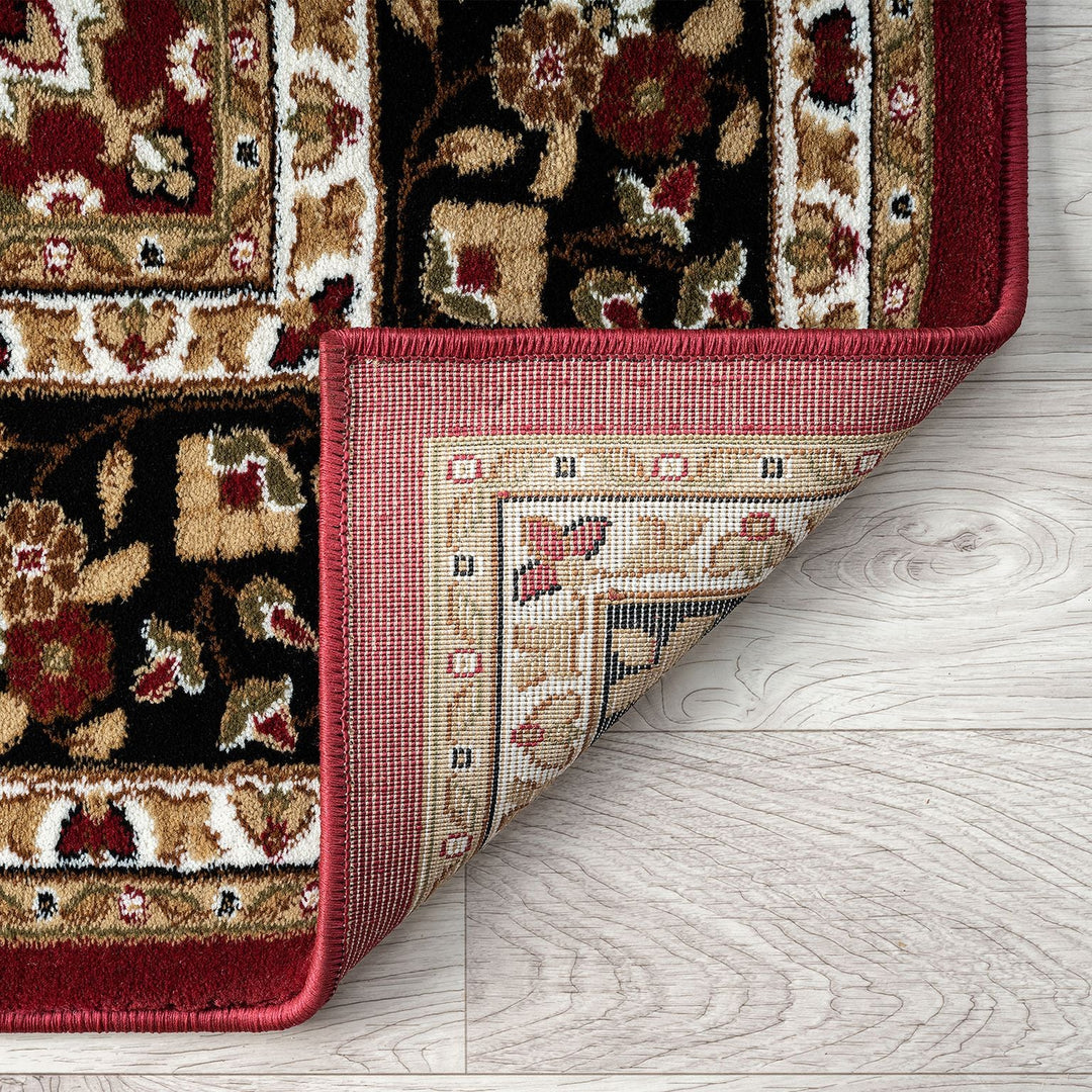 Royal Runner Rug Texture Royal 524 Red Runner – Rugs N More