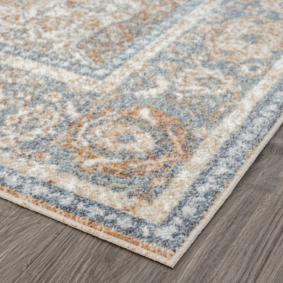 Easy 364 Coral  Washable Rug