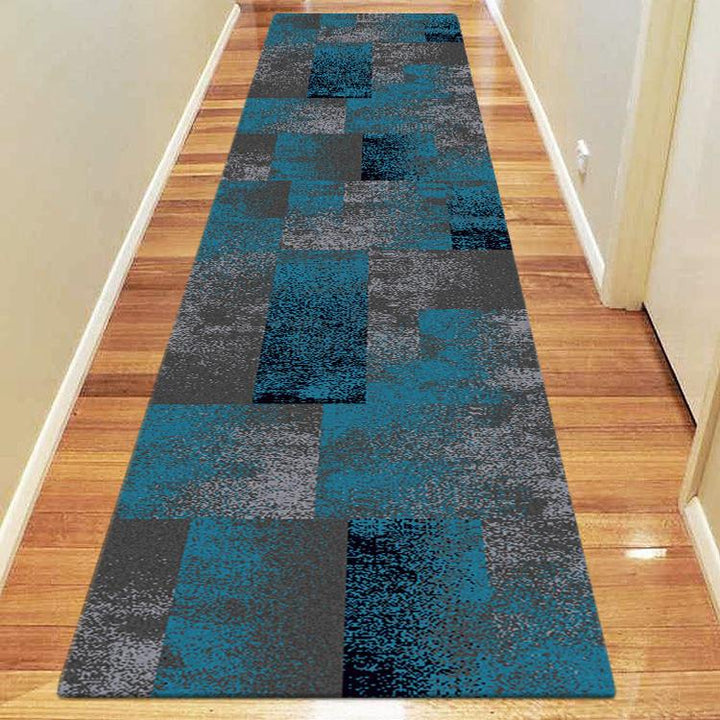 Astute 444 Blue Hallway Runner