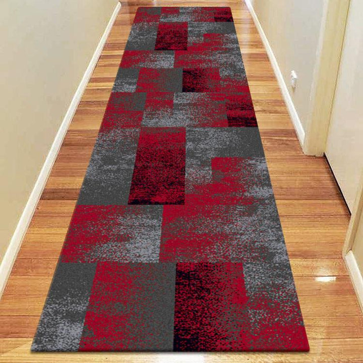 Astute 444 Red Hallway Runner