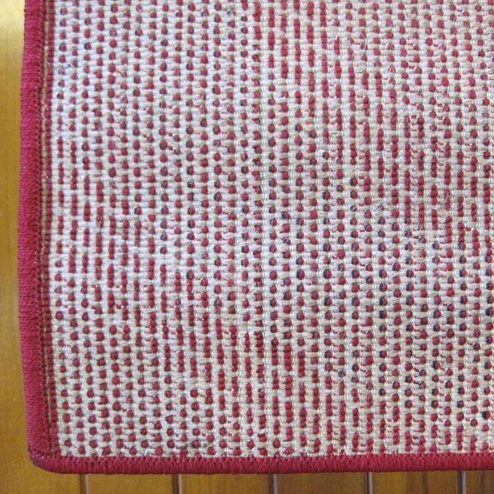 Luxury Shaggy 5263 Red Hallway Runner