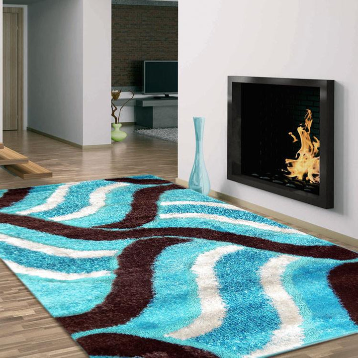 Luxury Shaggy 5328 Turquoise