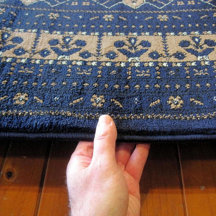 Regal 8004 Dk Blue Hallway Runner