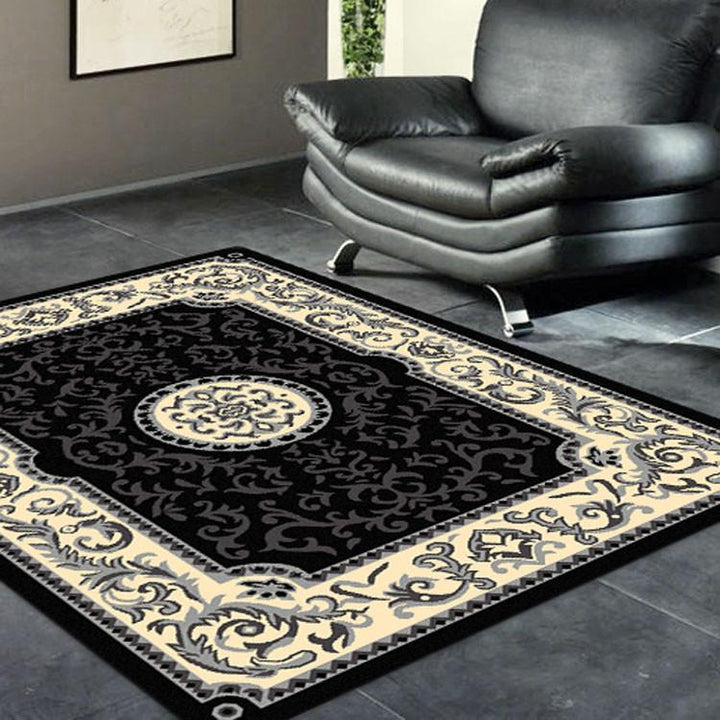 Affordable 1920 Black Classic Rug