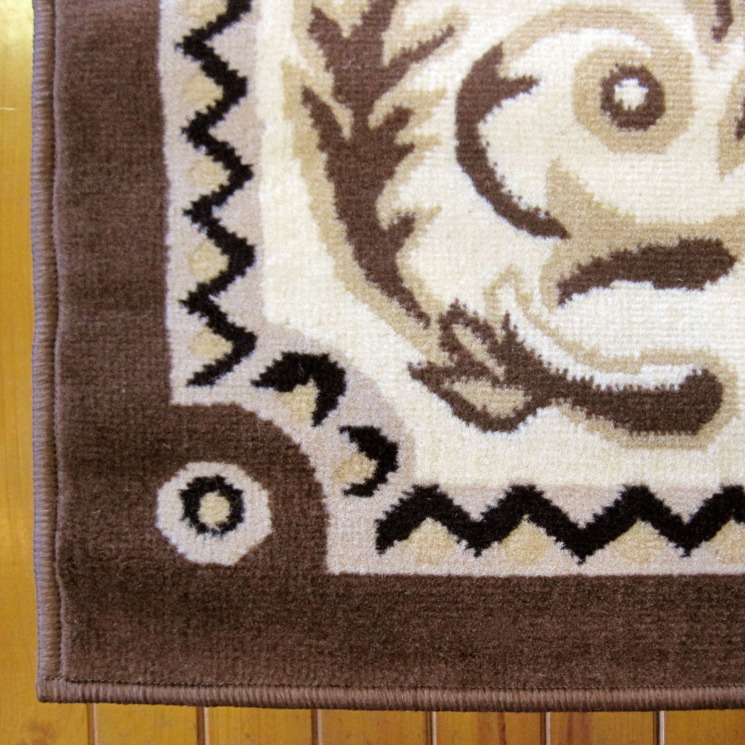 Affordable 1920 Brown Hallway Runner