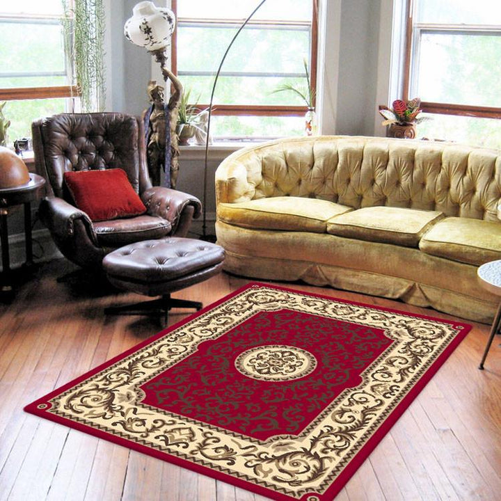 Affordable 1920 Red Classic Rug