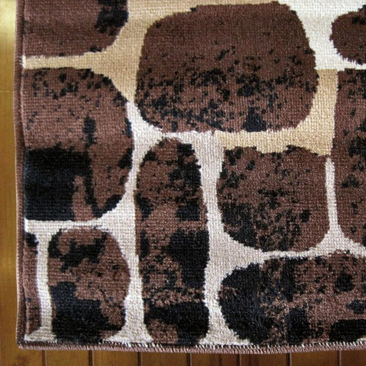 Affordable 2013 Brown Modern Rug